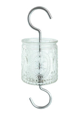 AMAURAS 4OZ vintage glass ant moat; clear design for easy viewing and cleaning.