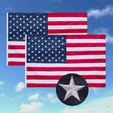 Amazing Flag Kingdom 3x5 outdoor flag with embroidered stars for durability in wind