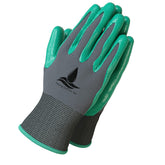 Amazing Stuff For You garden gloves pack front showing two-pair set for versatile gardening tasks.