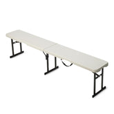 Amazon Basics foldable bench assembly for easy transport and quick setup
