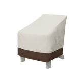 Amazon Basics outdoor chair cover designed for Adirondack chairs shields against rain and snow.