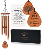 AMBOBE Memorial Wind Chimes teardrop sail Tree of Life for peaceful reflection