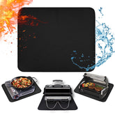 Amerbro fireproof grill mat 15x18 protects table from heat and spills.