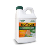 American Hydro Systems Rid-O-Rust Extreme Water bottle prevents rust stains on outdoor surfaces.