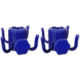 AMMSUN beach umbrella hook with 4-prongs holds towels and bags securely.