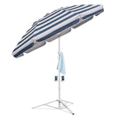 AMMSUN shade umbrella top provides cool shade and UV protection at outdoor games.