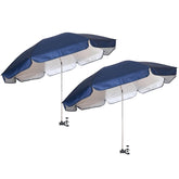 AMMSUN XL chair umbrella canopy provides 52-inch shade coverage for sunny days.