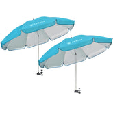 AMMSUN XL chair umbrella with tilt swivel shields seating from sun during outdoor use