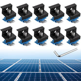 Anbte end clamp 30mm for secure Unistrut mounting of solar panels.