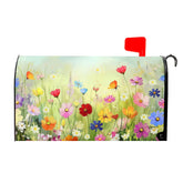 Ancordivo spring floral mailbox cover brightens curb appeal and protects from sun and rain.