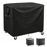 Andacar Feasto grill table cover front view protects against rain and dust