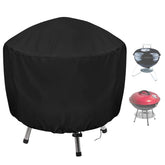 Andacar grill cover on Cuisinart CCG190RB protects against rain and UV.