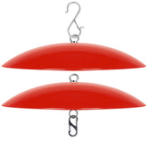 Andergi dome guard for hummingbird feeder protects nectar from rain