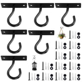 AnDock 6Pack ceiling hooks ideal for indoor plant and decor hanging.