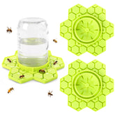 ANGAR bee feeder for mason jars connects securely to jars and supports continuous water supply