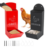 ANGAR chicken grit feeder with large capacity for six chickens