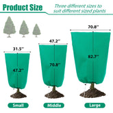 ANGAR frost cover side zipper close-up showing easy access for watering
