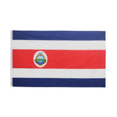 ANJOR Costa Rica flag 3x5ft with brass grommets for indoor or outdoor display