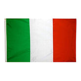 ANJOR Italy flag 3x5 ft with brass grommets for secure outdoor mounting