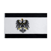 ANJOR Prussian flag 3x5 full view showcasing bright colors for outdoor display.