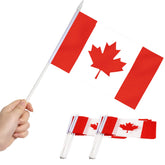 Anley Canada mini flag on a stick ready for parade with vivid color.