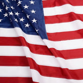 Anley EverStrong flag embroidered stars close-up for premium outdoor display.