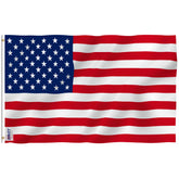Anley Fly Breeze 3x5 flag close-up shows vivid color for outdoor display.