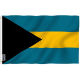Anley Fly Breeze Bahamas flag 3x5 ft with vivid outdoor colors.