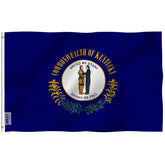 Anley Fly Breeze Kentucky flag waving outdoors for display