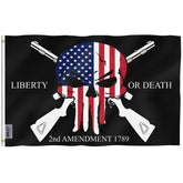 Anley Fly Breeze flag with canvas header for reliable outdoor display.
