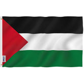 Anley Fly Breeze Palestine flag 3x5 front view for outdoor display.