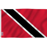Anley Fly Breeze Trinidad and Tobago flag 3x5 with fade-resistant colors for outdoors