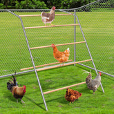 ANNDING chicken roosting bars swing front view showing spacious perch for multiple birds