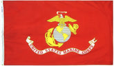 Annin Flagmakers U.S. Marine Corps flag 3x5 for outdoor display with durable, weather-ready color.