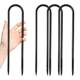 Anothera steel rebar stake 12-inch tent anchor for wind resistance.