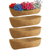 ANPHSIN 36in arched coco liner in a window box promoting healthy root air flow