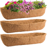 ANPHSIN 48in coco liner for window boxes promoting balanced moisture and airflow.
