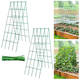 ANPHSIN stable cucumber trellis assembly with sturdy frame for garden support.