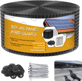 Ansgery solar panel bird guard roll on roof protects panels from pests and debris