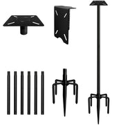 Ansionsol 105-inch smart bird feeder pole ready for outdoor use