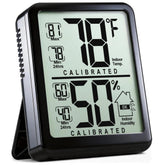 Antonki room thermometer with digital display shows real-time temperature and humidity for nursery and office