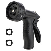 AnyEasy garden hose nozzle close-up highlights sturdy ABS body designed for longevity