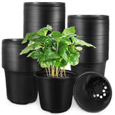 Anyumocz 120pcs black plant pots for seedlings and transplanting.