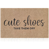 AOAOPQ Indoor Front Door Welcome Mat with non-slip backing for safe outdoor entry.