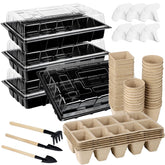 Aodaer seed starter trays 4-pack ready for seed germination.