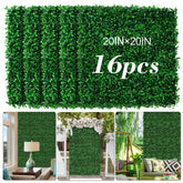 AOKIIE AOKIE boxwood panel closeup showing lush greenery for privacy.