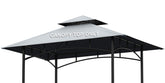 Aonear grill gazebo canopy top 5x8 gray provides shade and weather protection.