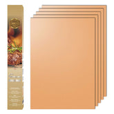 Aoocan copper grill mat set of five with stylish copper finish for grilling.