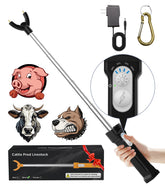 Aooccder cattle prod with LED light guiding handling at night for safer control