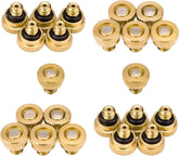 Aootech brass misting nozzle kit 22pcs enhances outdoor cooling versatility for patios